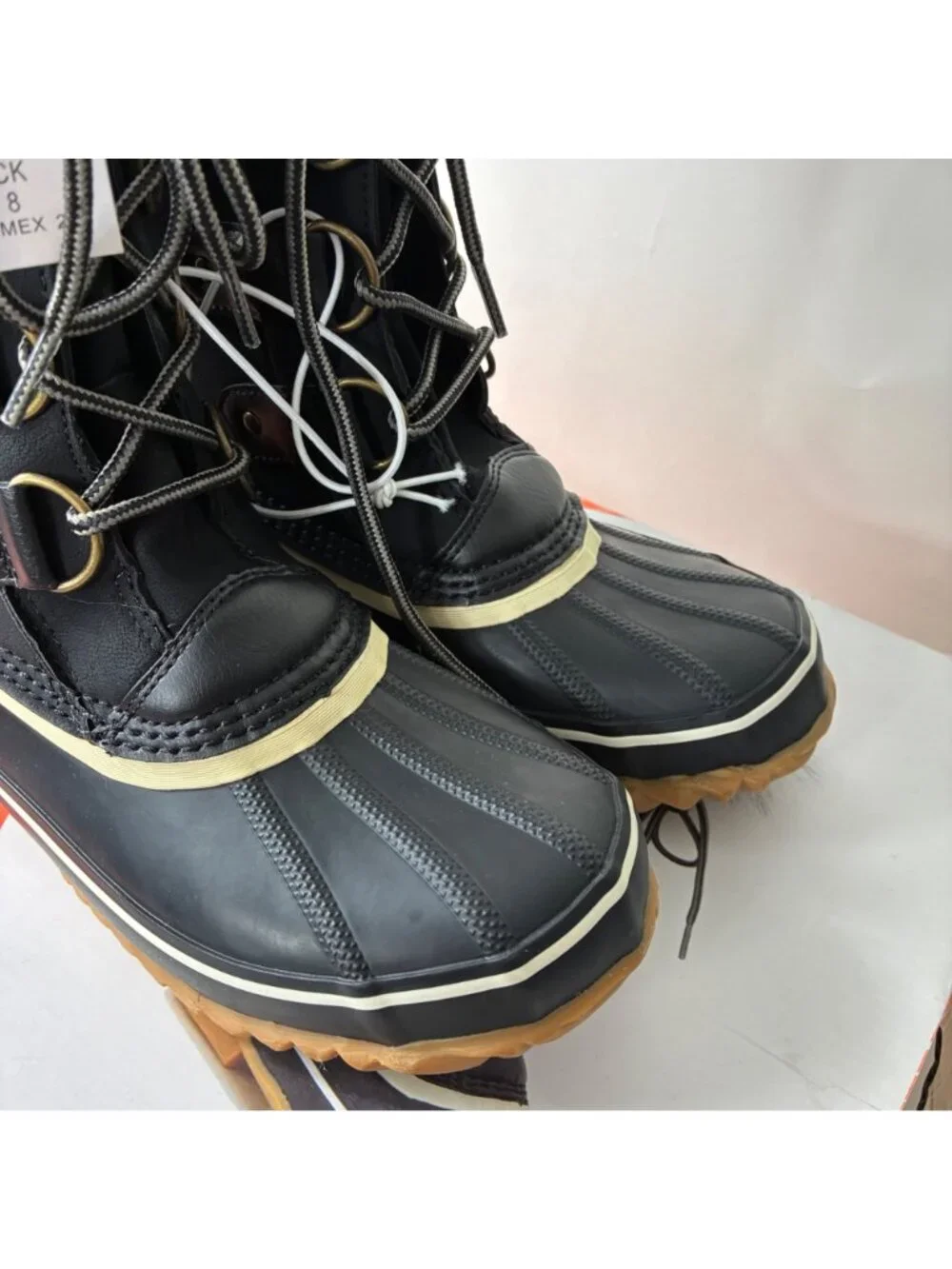 JBU by Jambu Bella Boots Women 8 Black Waterproof Faux Fur Winter Duck